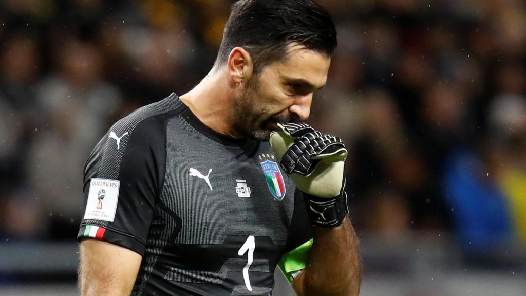 Buffon, capitán de Italia, podría jugar este lunes su último partido con Italia.