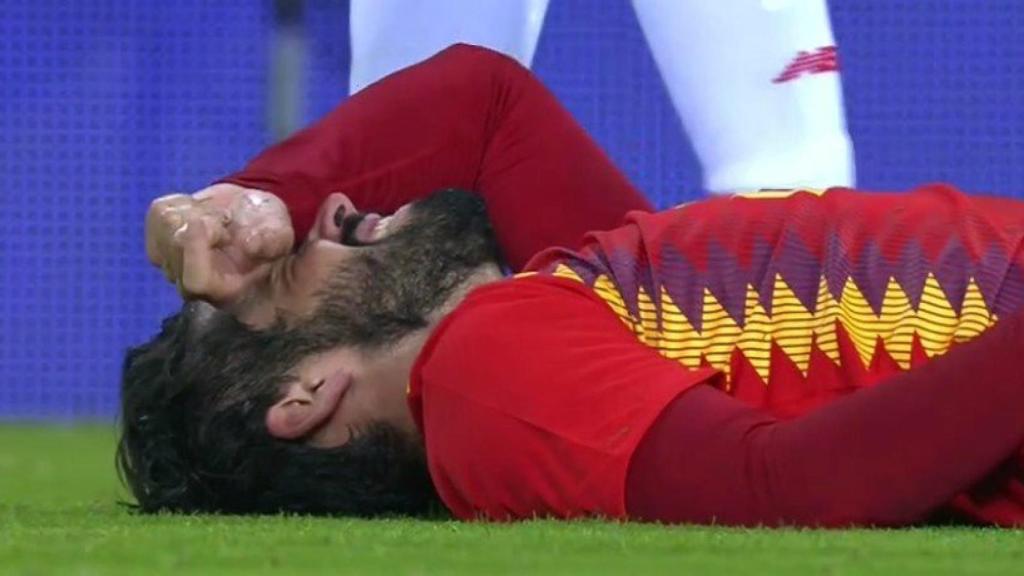 Isco da el susto con la Selección. Foto Twitter (@elchiringuitotv)