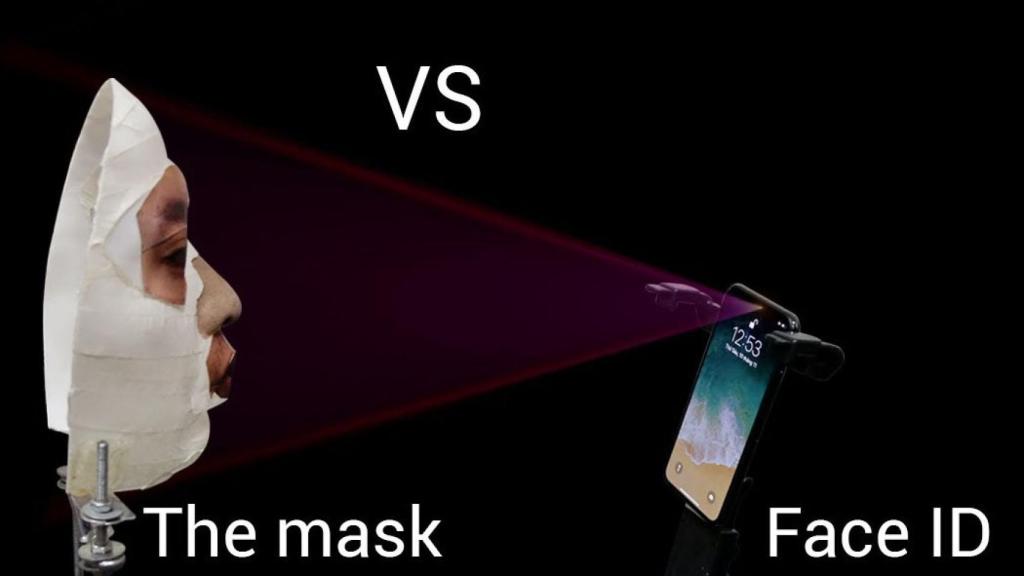 mascara face id apple iphone x seguridad