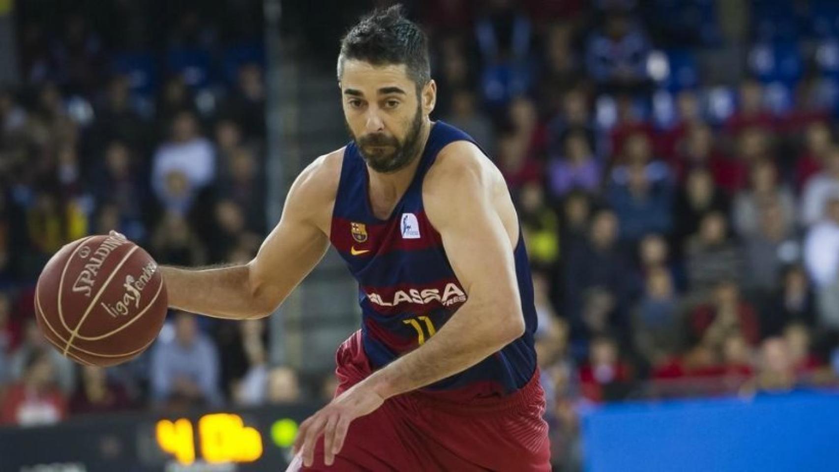 Juan Carlos Navarro jugando con el Barcelona. Foto: fcbarcelona.com