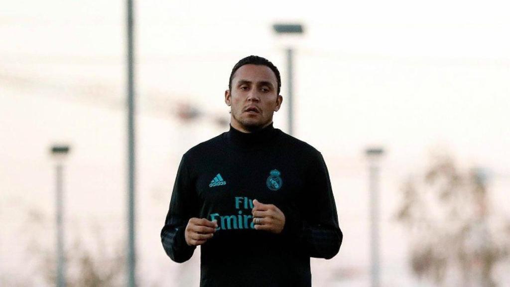 Keylor Navas, en su proceso de recuperación