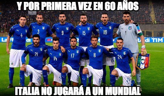 Los memes de la eliminación de Italia: Buffon, sin Mundial