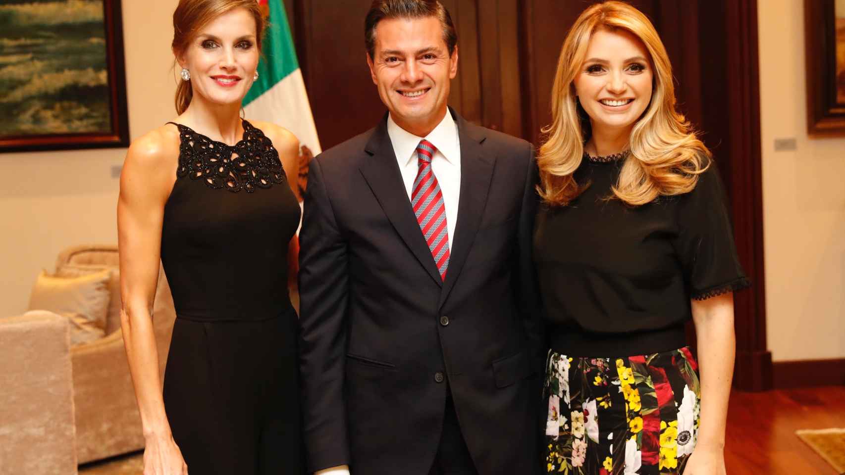 Letiziz, Enrique Peña Nieto y Angélica Rivera.
