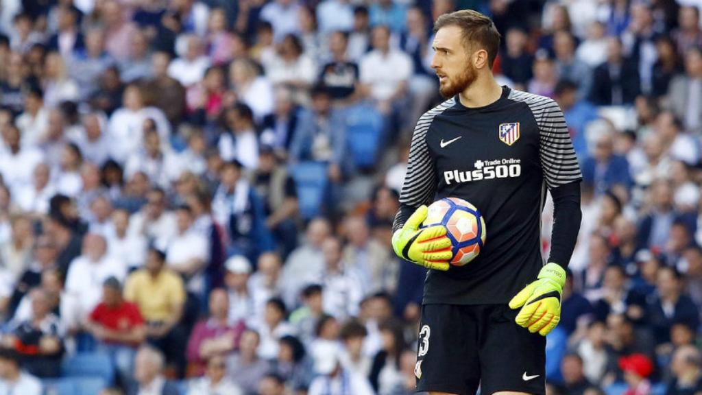 Oblak en el Bernabéu. Foto. Twitter (@Atleti)