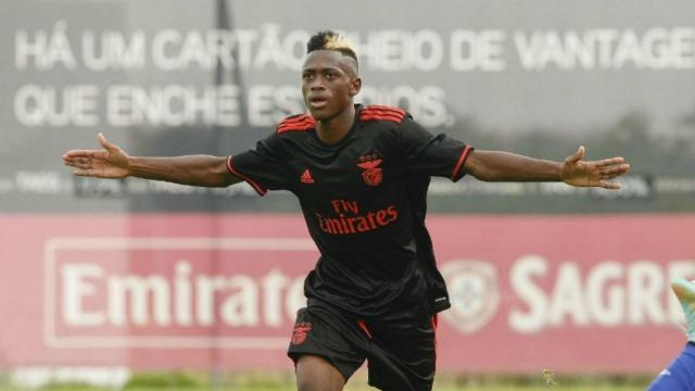 Umaro Embalo con el Benfica. Foto: slbenfica.pt