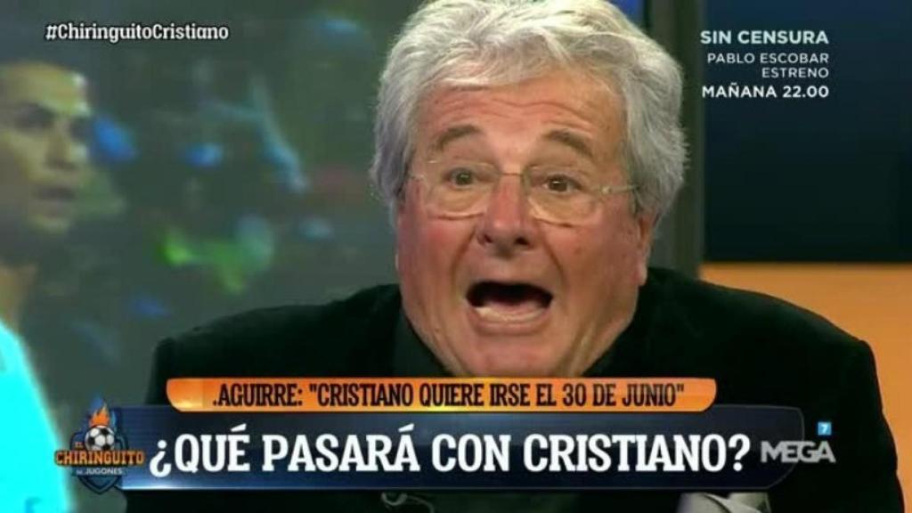 Jorge D'Alessandro estalla en El Chiringuito. Foto: Twitter (@elchiringuitotv)