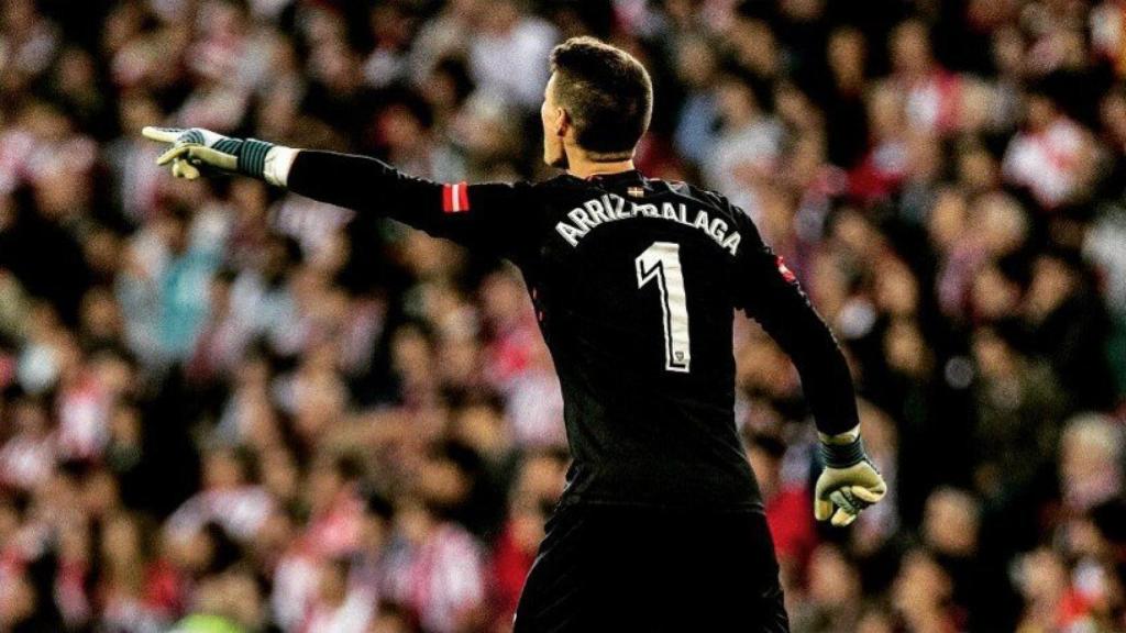 Kepa, con el Athletic. Foto Twitter (@kepa_46)