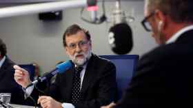 Mariano Rajoy, durante su entrevista con Herrera en Cadena Cope.