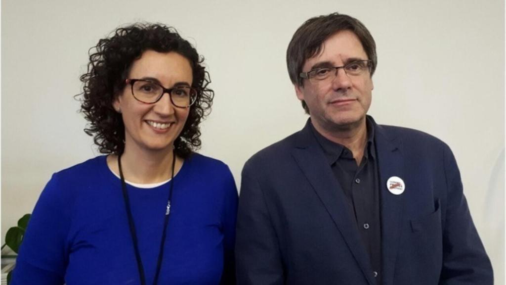 Marta Rovira (ERC) es una de las políticas que han visitado a Puigdemont en Bruselas