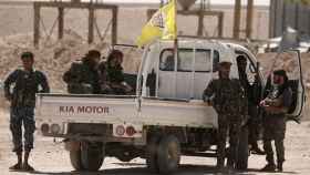 Combatientes del consejo militar de Deir al-Zor que luchan bajo las Fuerzas Democráticas Siria