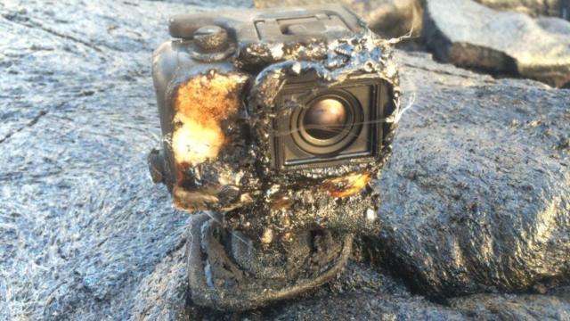 Esta GoPro ha sobrevivido a una erupción volcánica