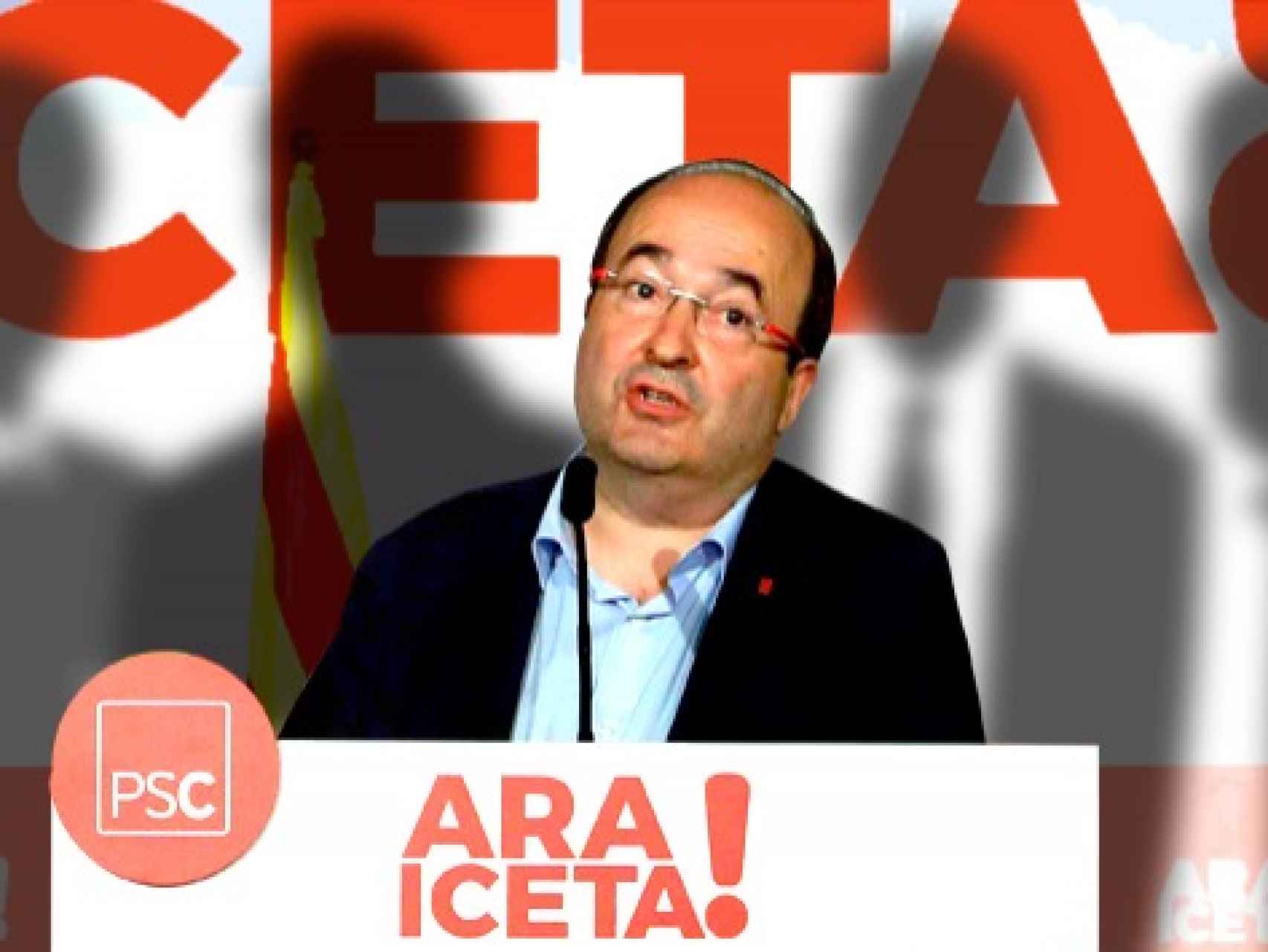 El candidato del PSC, Miquel Iceta.