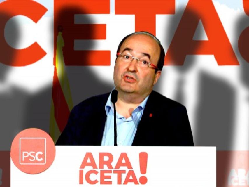 El candidato del PSC, Miguel Iceta.