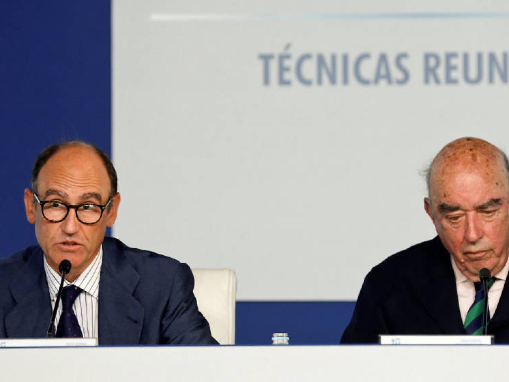 Juan Lladó y José Lladó, consejero delegado y presidente de Técnicas Reunidas, respectivamente.