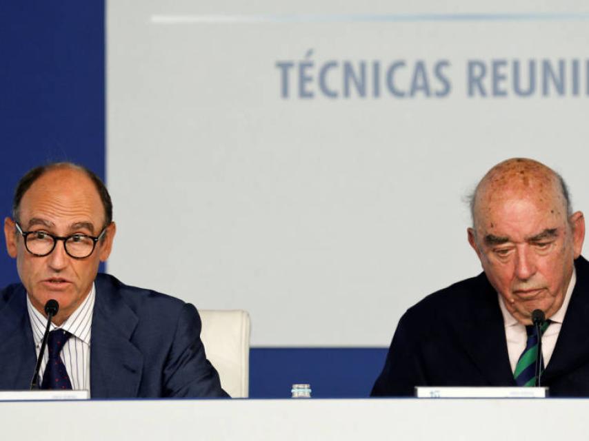 Juan Lladó y José Lladó, consejero delegado y presidente de Técnicas Reunidas, respectivamente.