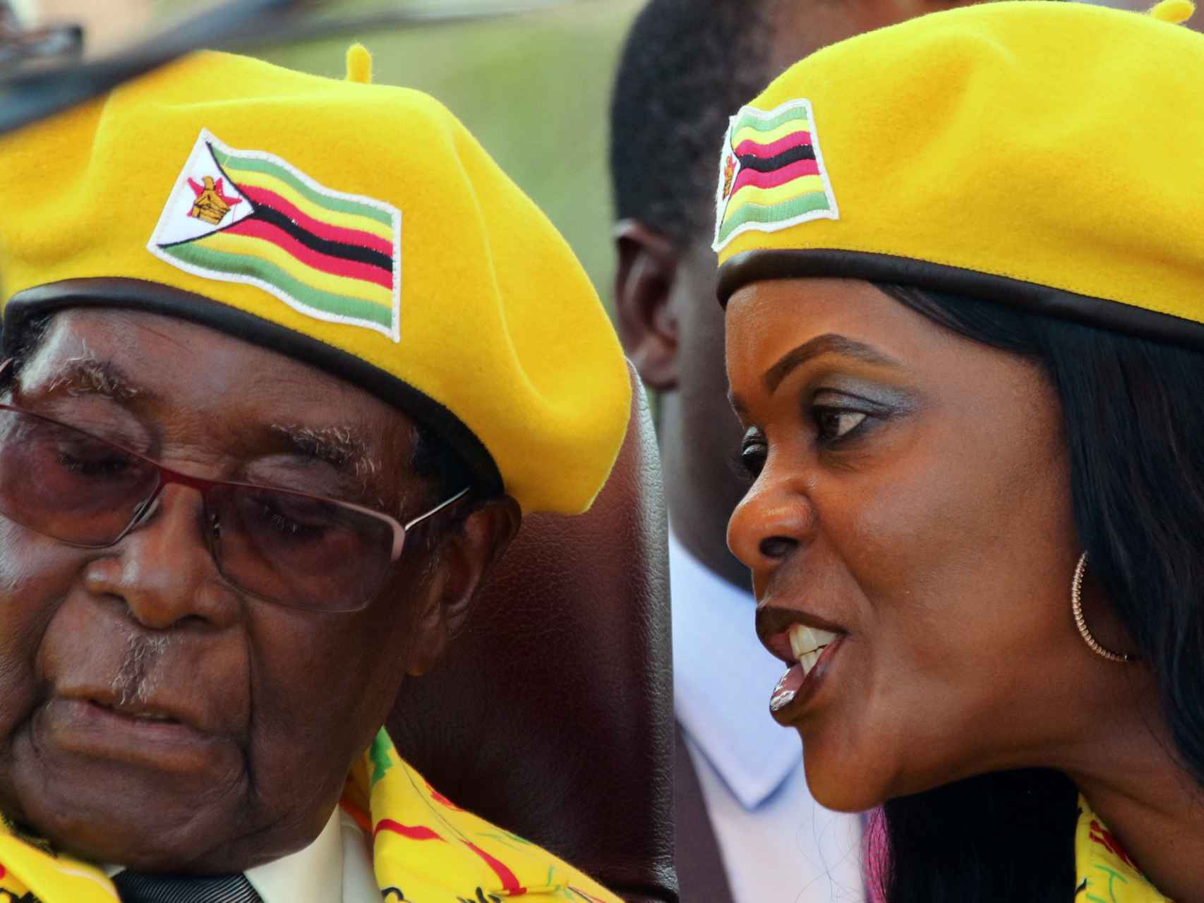 Robert Mugabe y su mujer, Grace.