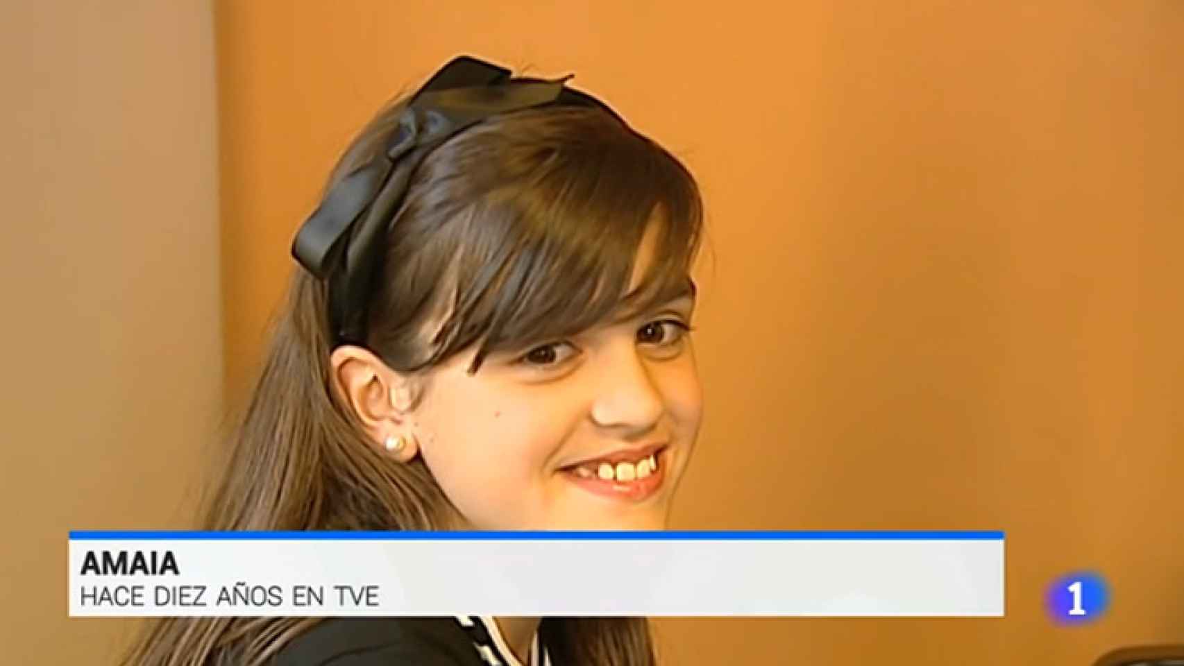 'OT': El informativo de TVE rescata a la Amaia de hace 10 años