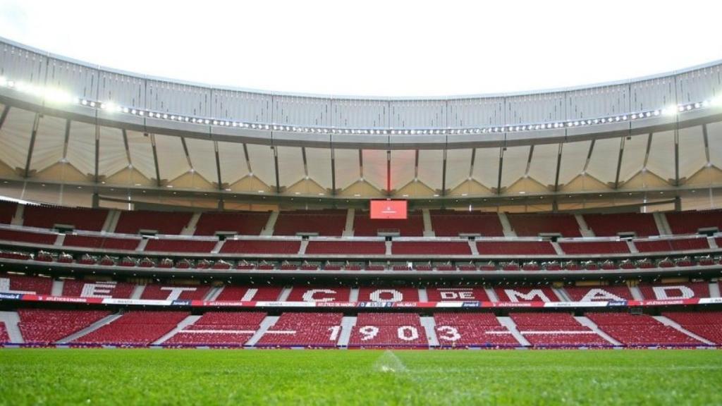 El Wanda Metropolitano desde dentro. Foto: Twitter (@metropolitano).