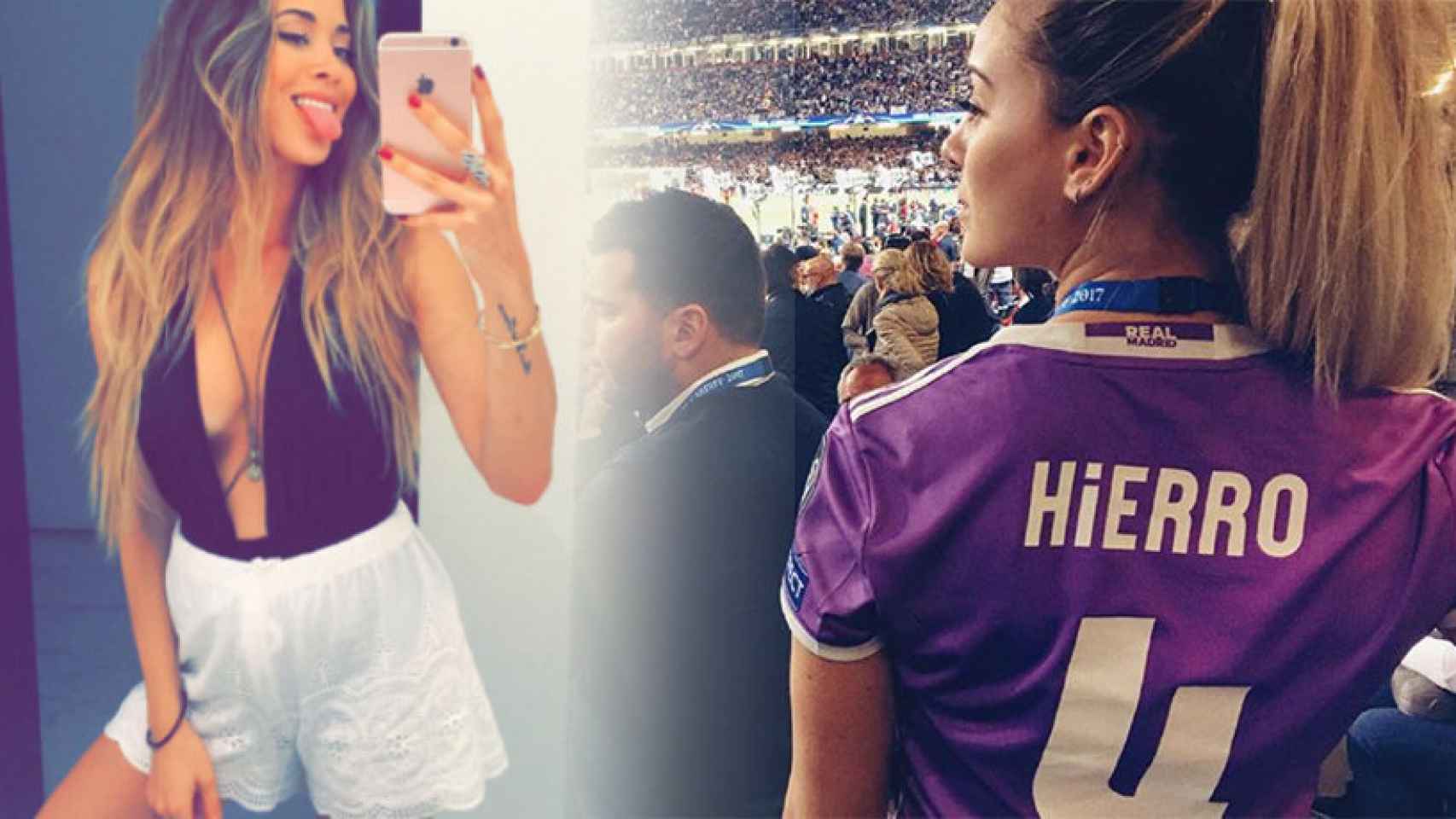 Claudia Ruiz, hija del ex jugador del Real Madrid Fernando Hierro Foto: Instagram (@clauruizp)