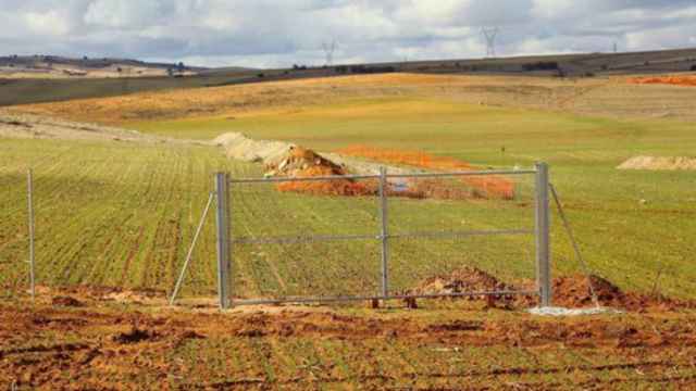 Terrenos destinados en Villar de Cañas (Cuenca) a la construcción del ATC.
