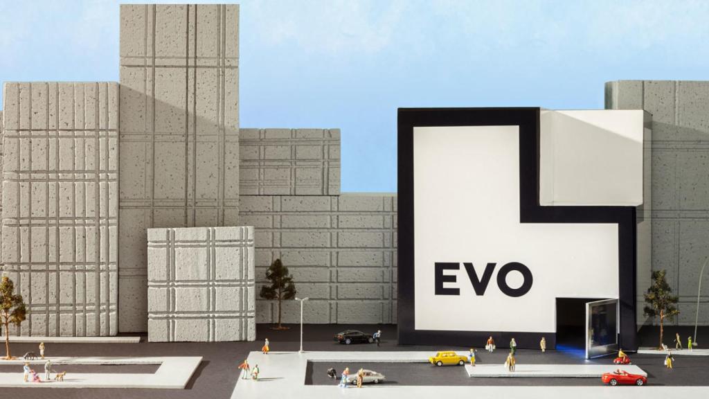 El logo de Evo Banco en una imagen de archivo.