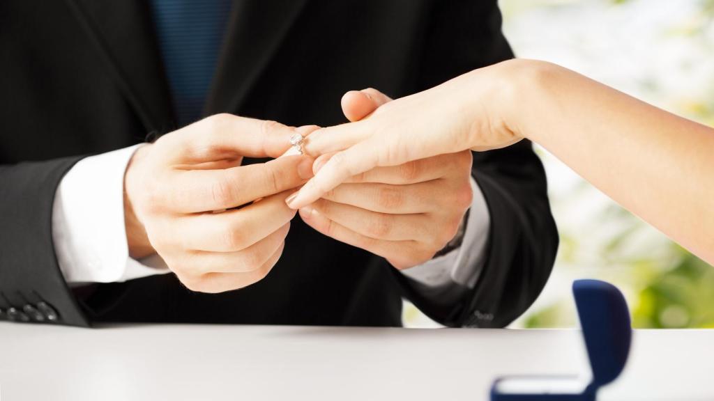 La infidelidad, muy lejos en el momento de la boda.