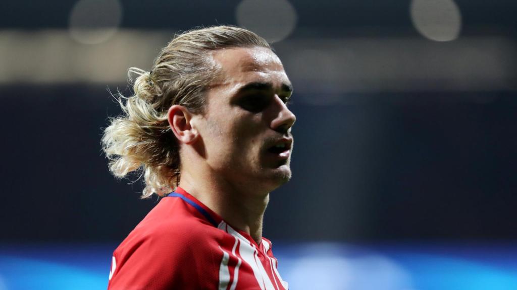 Griezmann, durante el partido ante el Qarabag.