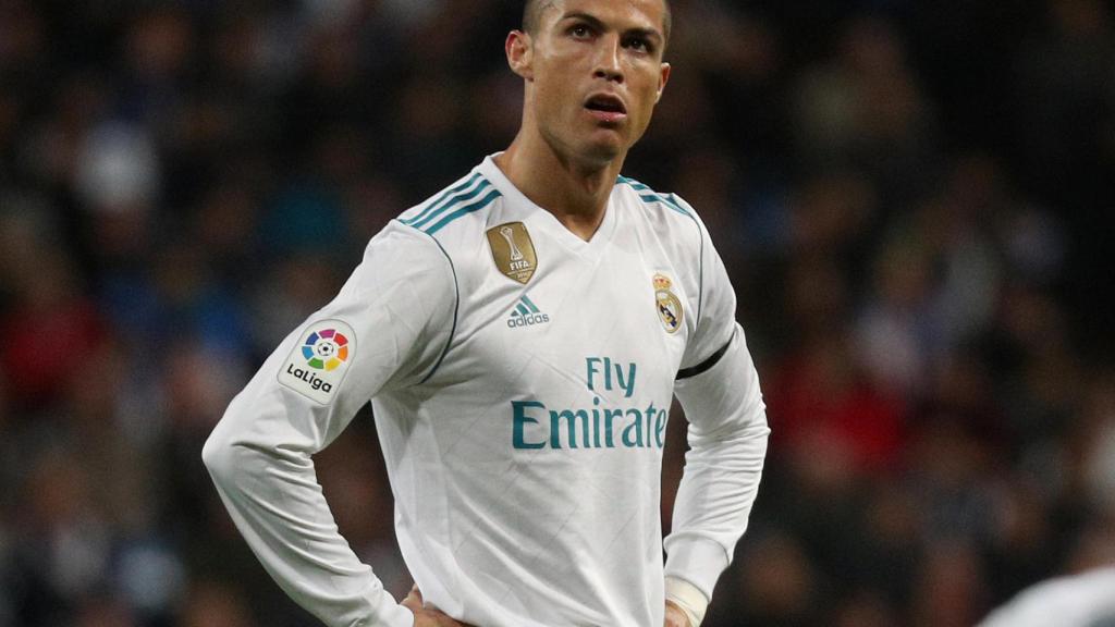 Cristiano Ronaldo, tras fallar una ocasión.