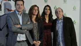 Mario López junto a Carmen Ferreiro, Ana Pastor y Javier Pons.