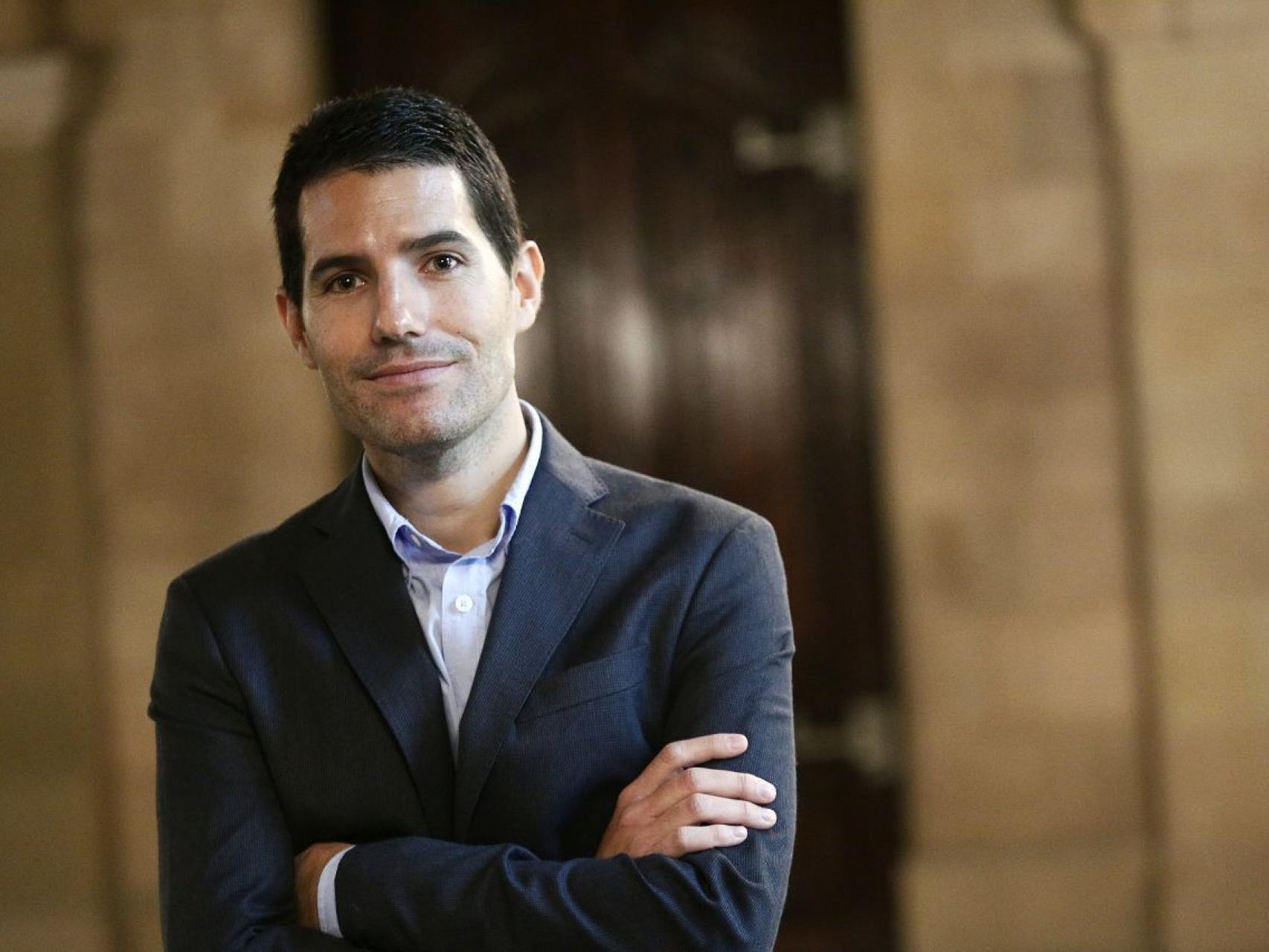 Ignacio Martín Blanco, esta semana en los pasillos del Parlament de Cataluña.