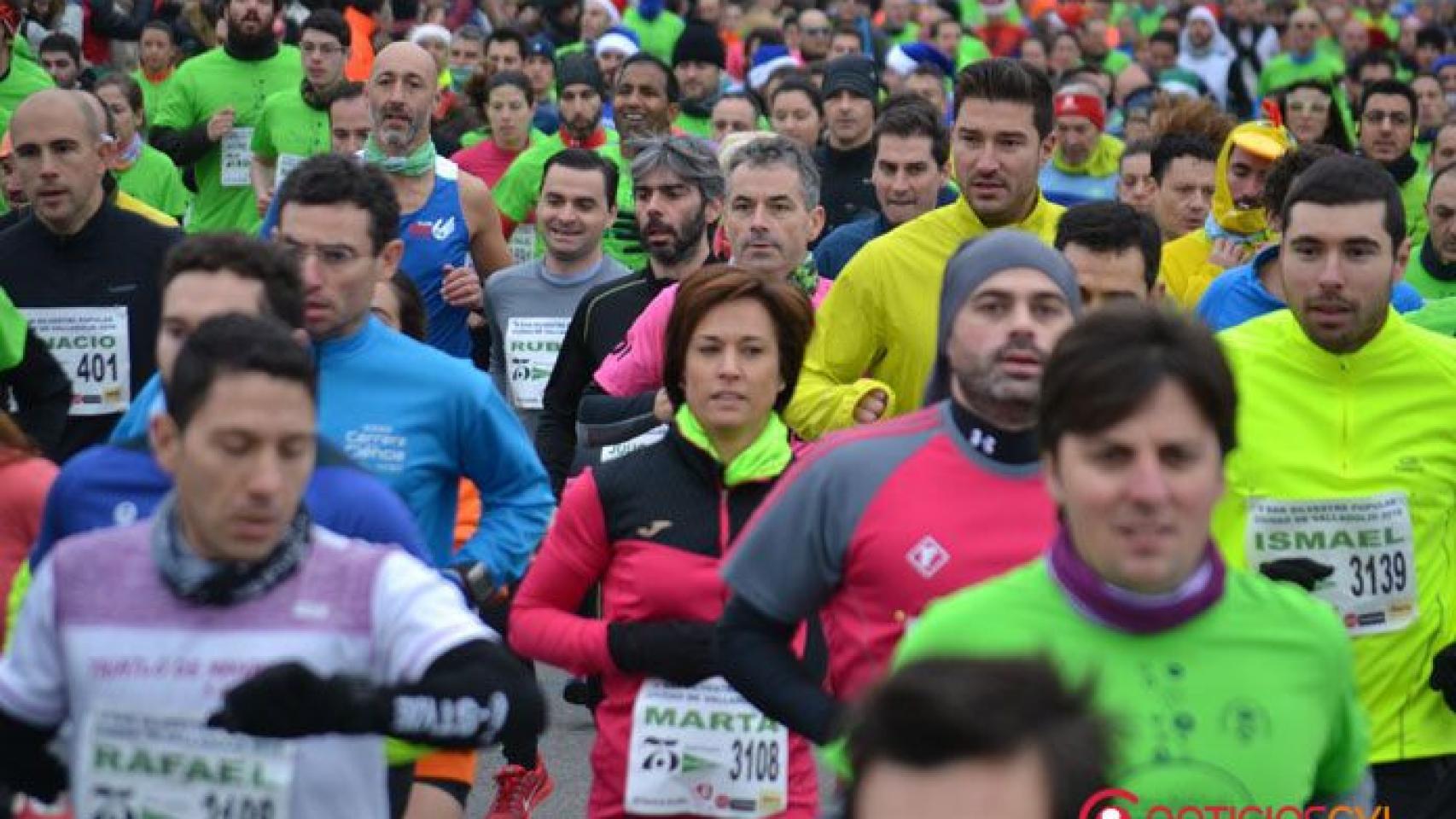 Imagen de una San Silvestre anterior en Valladolid