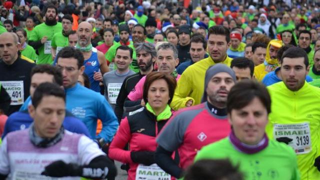 Imagen de una San Silvestre anterior en Valladolid