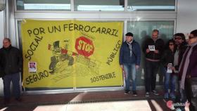 protesta ferrocarril