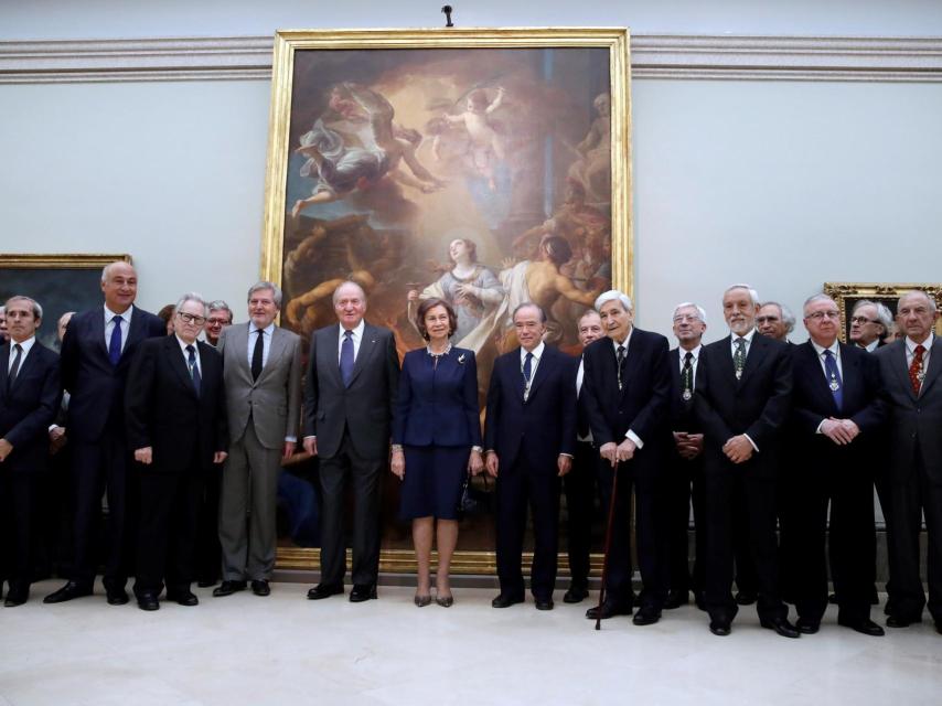 Acto celebrado el pasado lunes en la Real Academia de Bellas Artes de San Fernando.