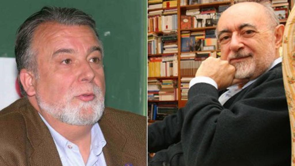 Image: Alfredo Conde y Carlos García Gual, candidatos a la silla J