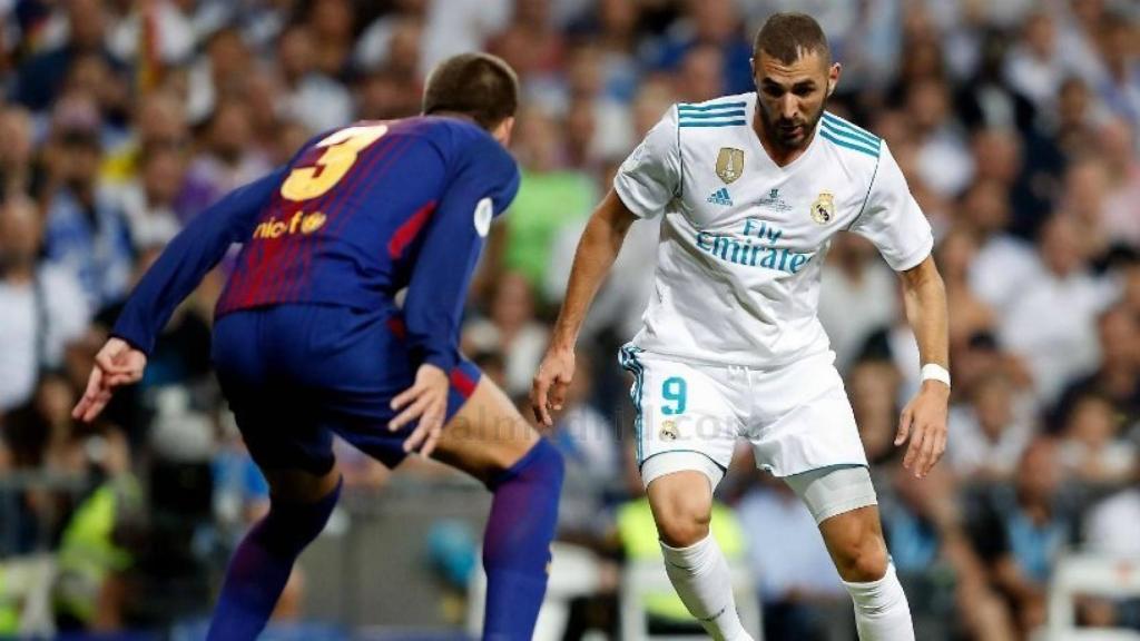 Benzema encarando a ìque