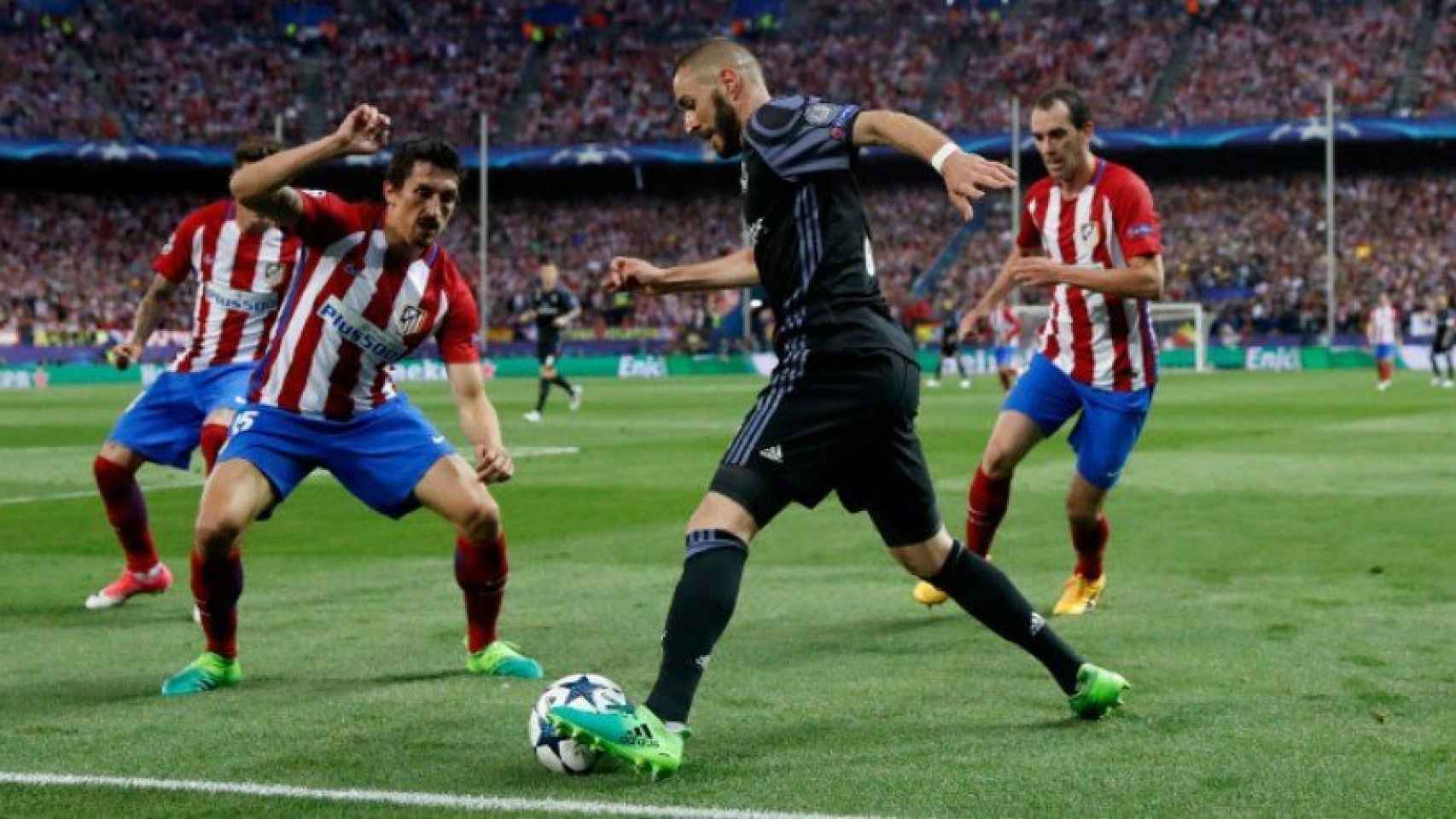 El jugadón de Benzema contra el Atleti