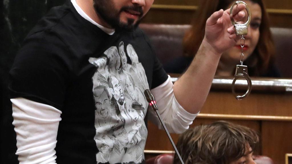 El diputado Gabriel Rufián