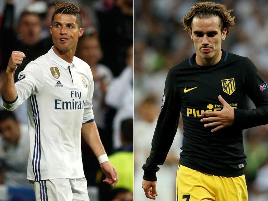 Cristiano Ronaldo y Antoine Griezmann.