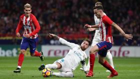 Las mejores imágenes del primer derbi de Atlético de Madrid y Real Madrid en el Wanda Metropolitano