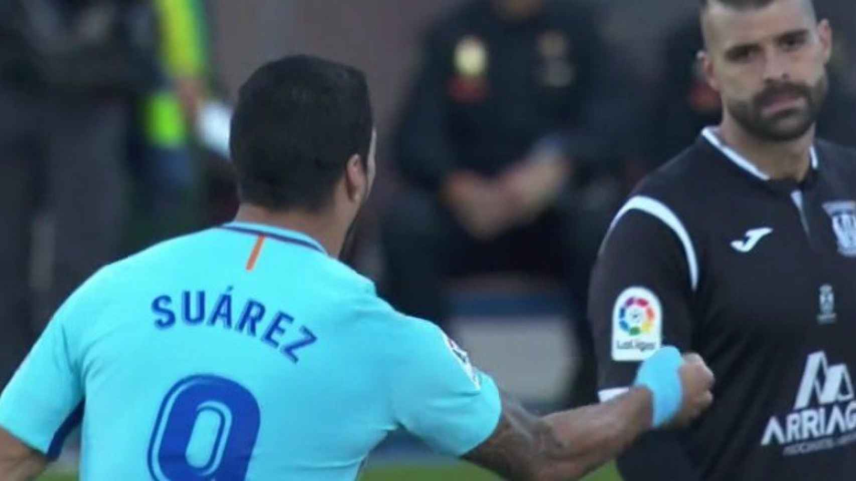 El show antideportivo de Suárez ante el Leganés