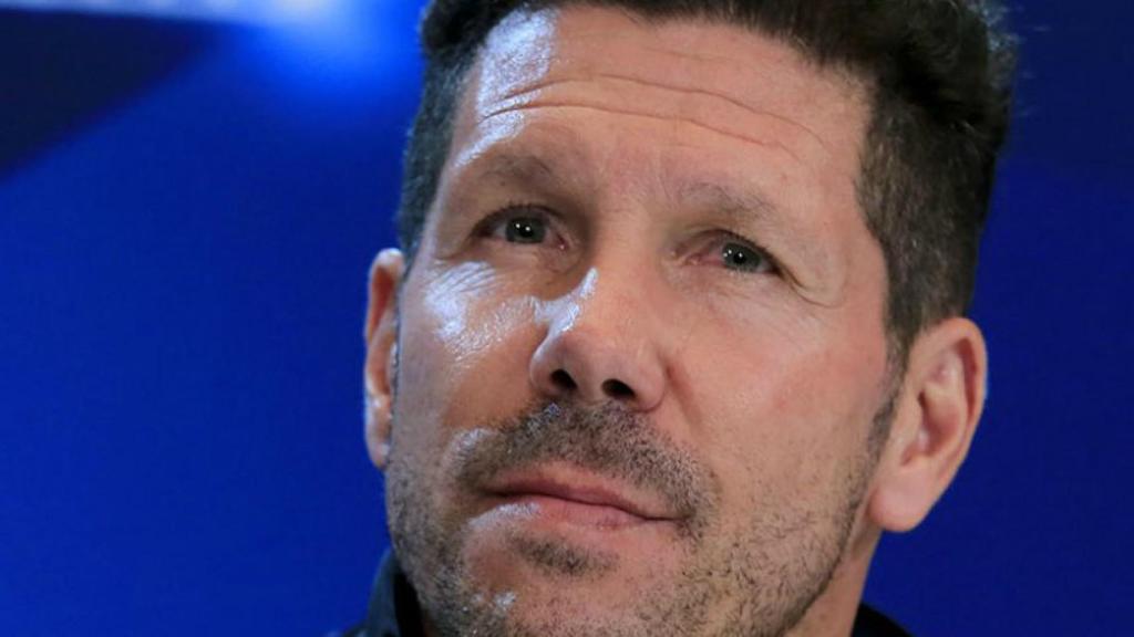 Simeone, en rueda de prensa   Foto: atleticodemadrid.com