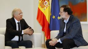 Ledezma y Rajoy en el Palacio de la Moncloa.