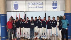 Los cadetes en Alcobendas-vce