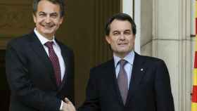 Zapatero y Artur Mas.