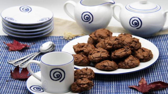 GALLETAS BROWNIE DE CHOCOLATE CON THERMOMIX Portada