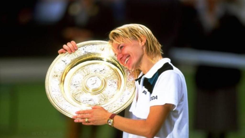 Jana Novotna, campeona de Wimbledon en 1998.