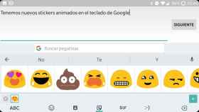 El teclado de Google se actualiza con enormes emoticonos animados