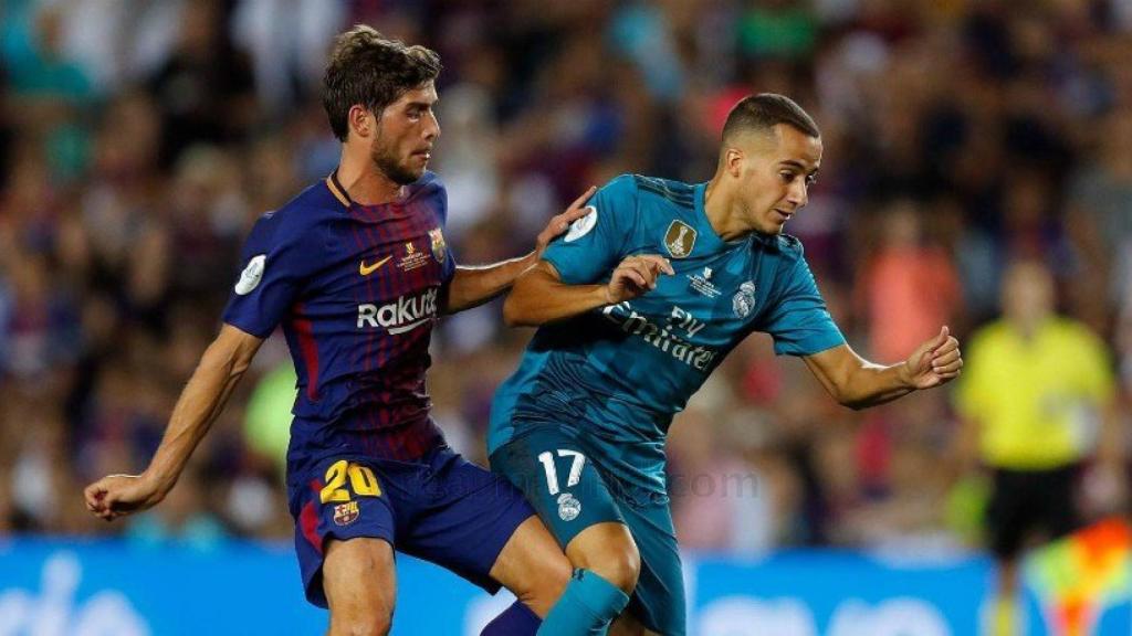 Lucas Vázquez y Sergi Roberto