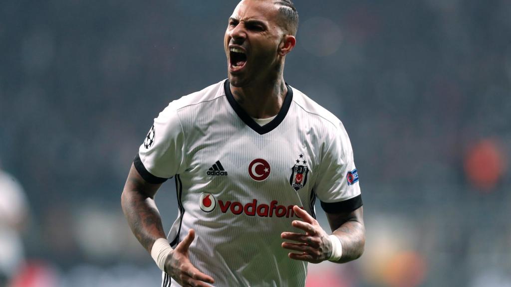 Quaresma, jugador del Besiktas, que se clasificó para octavos de Champions.